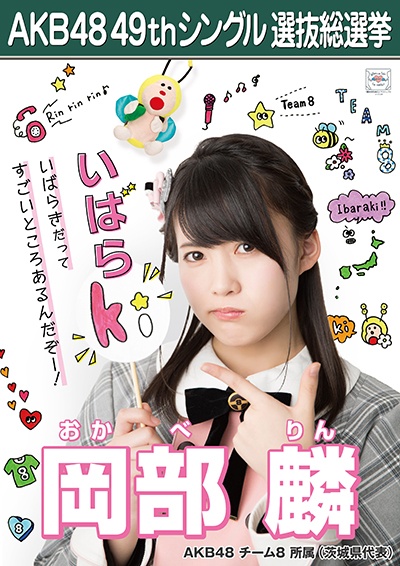ファイル:AKB48 49thシングル 選抜総選挙ポスター 岡部麟.jpg