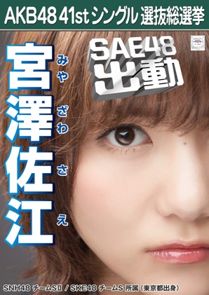 ファイル:AKB48 41stシングル 選抜総選挙ポスター 宮澤佐江.jpg