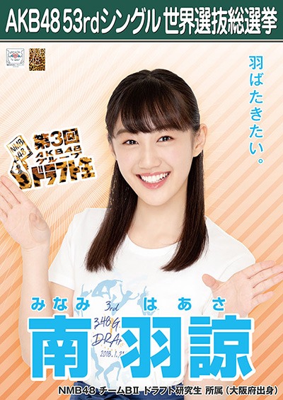 ファイル:AKB48 53rdシングル 世界選抜総選挙ポスター 南羽諒.jpg