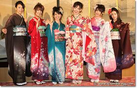 2009年1月12日に行われた神田明神での48グループ「成人の儀」。