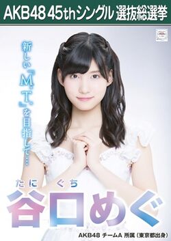 AKB48 45thシングル 選抜総選挙ポスター 谷口めぐ.jpg