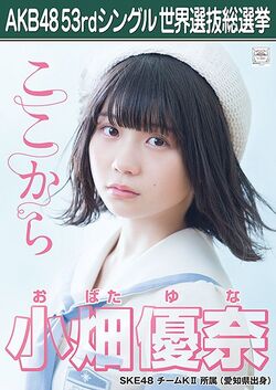 AKB48 53rdシングル 世界選抜総選挙ポスター 小畑優奈.jpg
