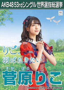 AKB48 53rdシングル 世界選抜総選挙ポスター 菅原りこ.jpg