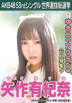 AKB48 53rdシングル 世界選抜総選挙ポスター 矢作有紀奈.jpg