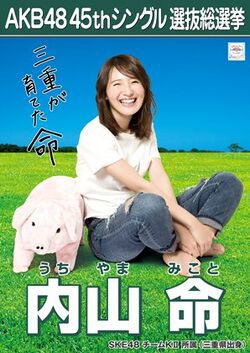 AKB48 45thシングル 選抜総選挙ポスター 内山命.jpg