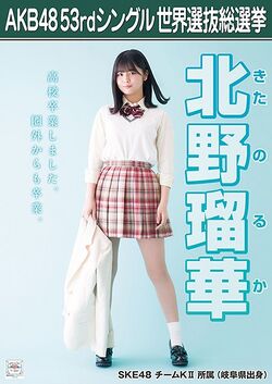 AKB48 53rdシングル 世界選抜総選挙ポスター 北野瑠華.jpg