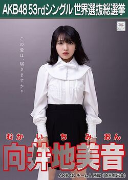 AKB48 53rdシングル 世界選抜総選挙ポスター 向井地美音.jpg