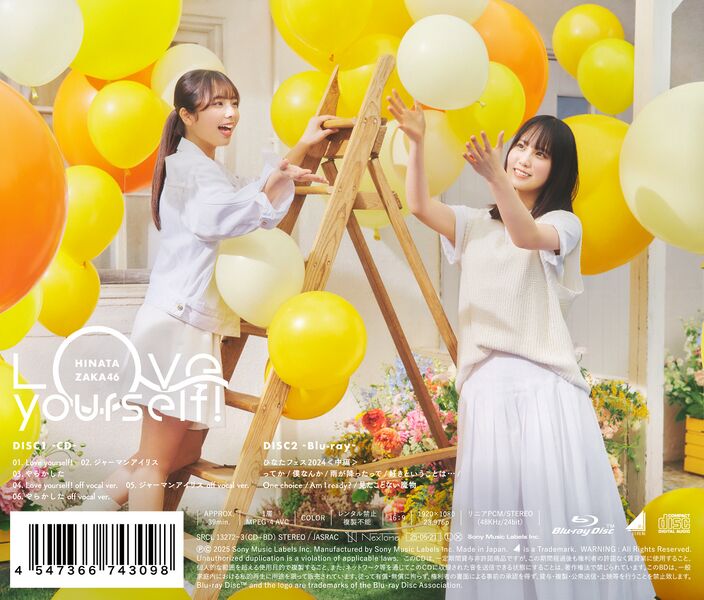 ファイル:Love yourself! 初回仕様限定盤 TYPE-B 裏ジャケット.jpg
