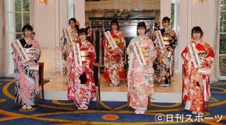 2020年12月16日に行われた新潟県護国神社でのNGT48「成人の儀」。