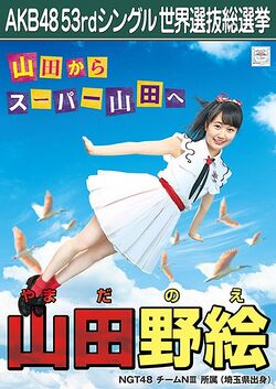 AKB48 53rdシングル 世界選抜総選挙ポスター 山田野絵.jpg