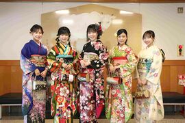 2021年5月2日に行われた広島護國神社でのSTU48「成人の儀」。