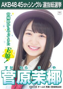 AKB48 45thシングル 選抜総選挙ポスター 菅原茉椰.jpg
