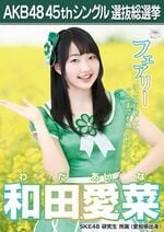 AKB48 45thシングル 選抜総選挙ポスター 和田愛菜.jpg
