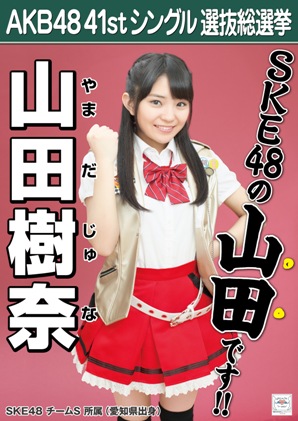 ファイル:AKB48 41stシングル 選抜総選挙ポスター 山田樹奈.jpg