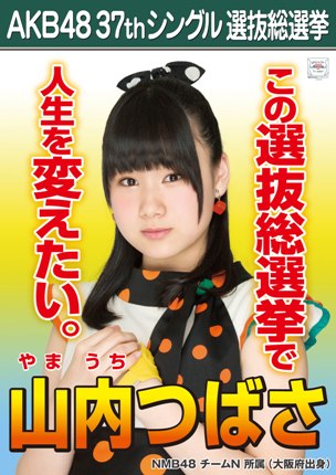 ファイル:AKB48 37thシングル 選抜総選挙ポスター 山内つばさ.jpg
