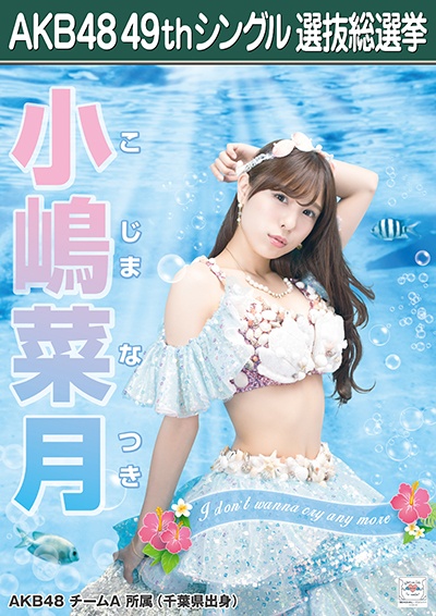 ファイル:AKB48 49thシングル 選抜総選挙ポスター 小嶋菜月.jpg