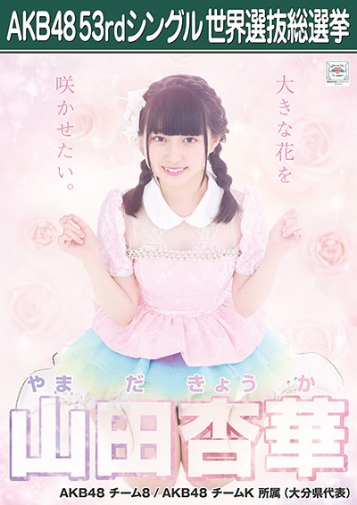 ファイル:AKB48 53rdシングル 世界選抜総選挙ポスター 山田杏華.jpg