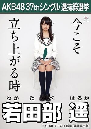 AKB48 37thシングル 選抜総選挙ポスター 若田部遥.jpg