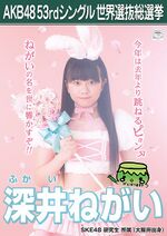 AKB48 53rdシングル 世界選抜総選挙ポスター 深井ねがい.jpg