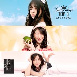 Sousenkyo 2018 Top 3.jpg