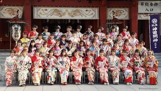 2020年1月13日に行われた神田明神での48グループ「成人の儀」。